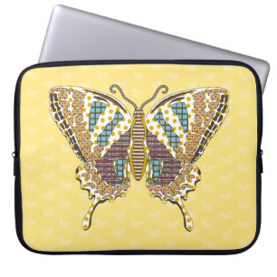 Aztec-Schwalbenschwanz-Laptop-Hülle Laptopschutzhülle
