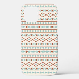 Aztec Shapes Muster Rost Aquamarine Creme Case-Mate iPhone Hülle