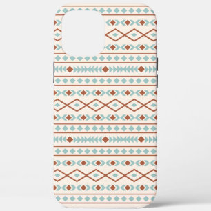 Aztec Shapes Muster Rost Aquamarine Creme Case-Mate iPhone Hülle