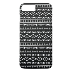 Aztec Shapes Muster Weiß Grau Schwarz Case-Mate iPhone Hülle