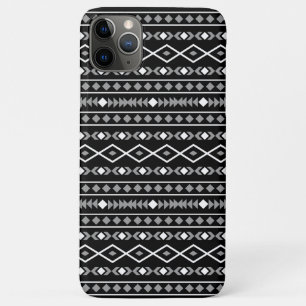 Aztec Shapes Muster Weiß Grau Schwarz Case-Mate iPhone Hülle