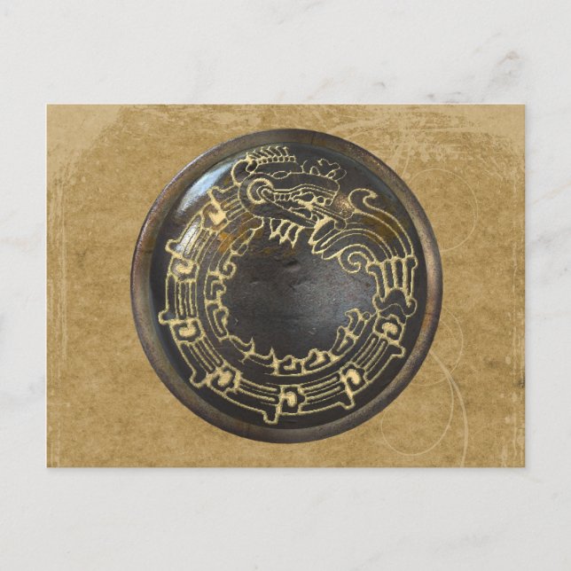 Aztec Snake Postkarte (Vorderseite)