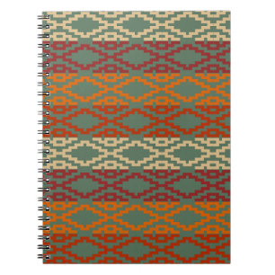 Aztec Southwestern Tribal Diamonds Notizblock