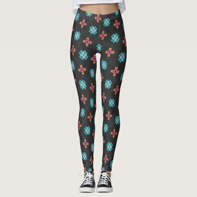 Aztec Starburst Leggings (Vorderseite)