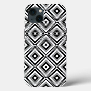 Aztec Stylized BW+Gray Symbol Pattern Case-Mate iPhone Hülle