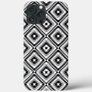 Aztec Stylized BW+Gray Symbol Pattern Case-Mate iPhone Hülle