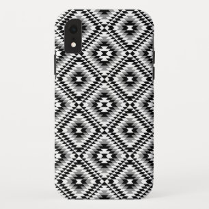 Aztec Stylized BW+Gray Symbol Pattern Case-Mate iPhone Hülle