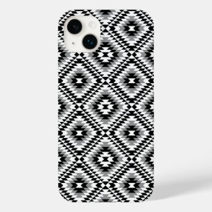 Aztec Stylized BW+Gray Symbol Pattern Case-Mate iPhone 14 Plus Hülle