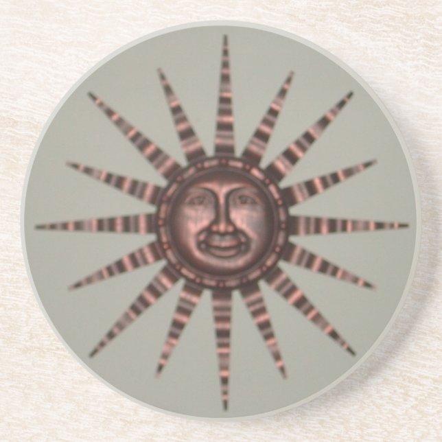 AZTEC SUN Achterbahn Getränkeuntersetzer (Vorne)