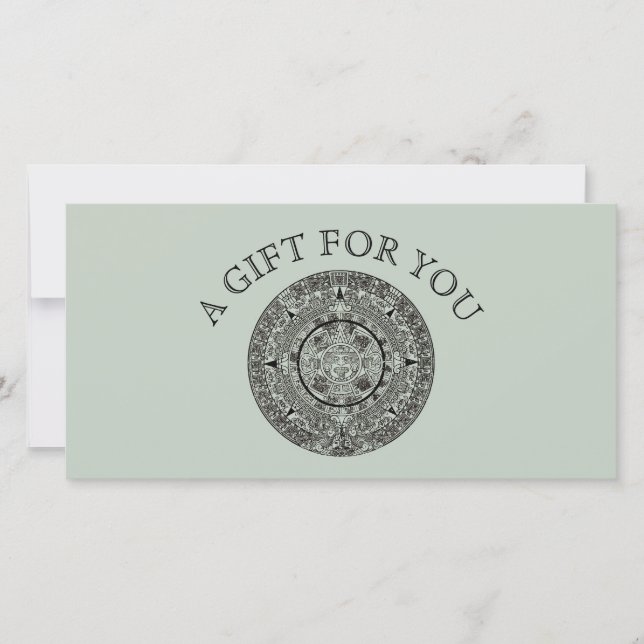 Aztec Sun Stone Maya Kalender 1 (Vorderseite)