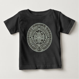 Aztec Sun Stone Maya Kalender 1 Baby T-shirt