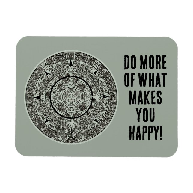 Aztec Sun Stone Maya Kalender 1 Magnet (Horizontal)