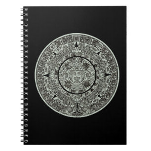 Aztec Sun Stone Maya Kalender 1 Notizblock