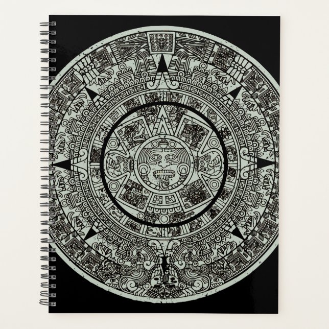 Aztec Sun Stone Maya Kalender 1 Planer (Vorderseite)
