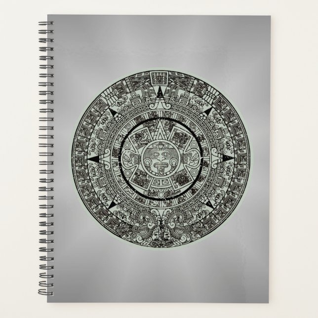 Aztec Sun Stone Maya Kalender 1 Planer (Vorderseite)