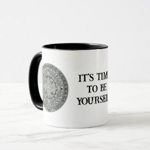 Aztec Sun Stone Maya Kalender 1 Tasse
