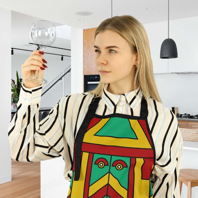 Aztec Tiki Mask Schürze (Von Creator hochgeladen)