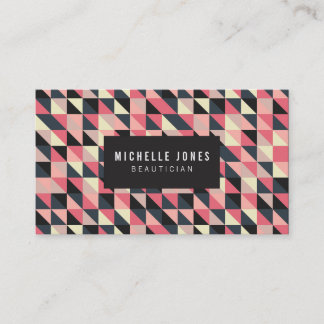 Aztec Triangle Stylist Business Cards Visitenkarte