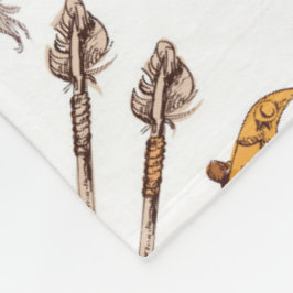 Aztec Tribal-Muster-Wohngestaltung Fleecedecke