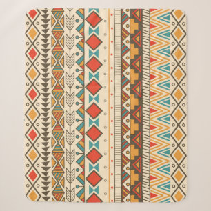 Aztec Tribal Striped Vintag Illustration Sherpadecke