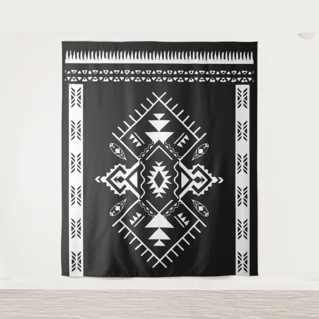 AZTEC TRIBAL - Tapestry Wandteppich (Vorderseite)