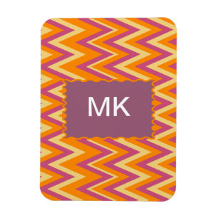 Aztec Tribal ZigZag Magnet