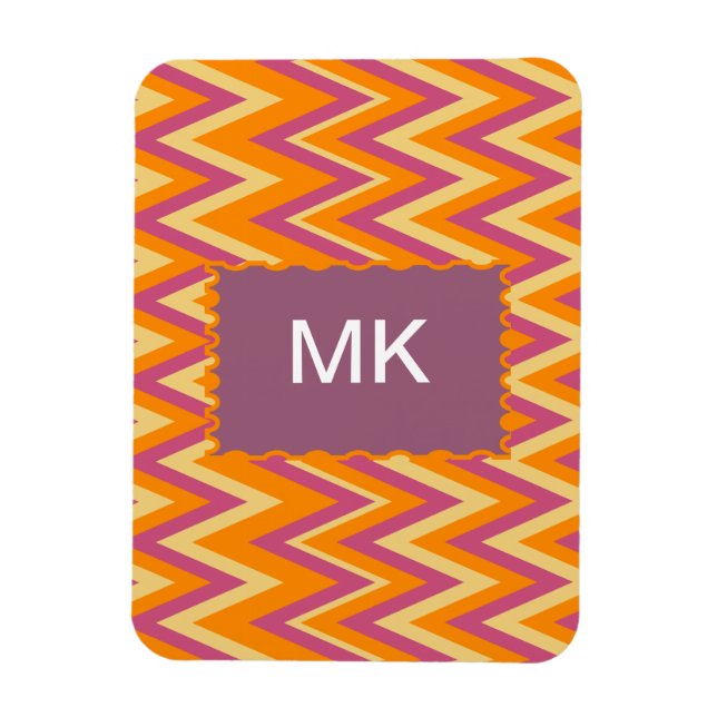 Aztec Tribal ZigZag Magnet (Vertikal)