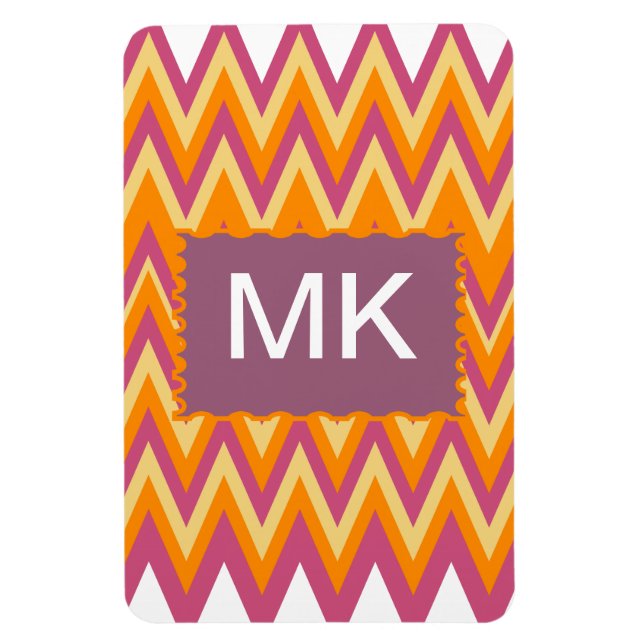 Aztec Tribal ZigZag Magnet (Vertikal)