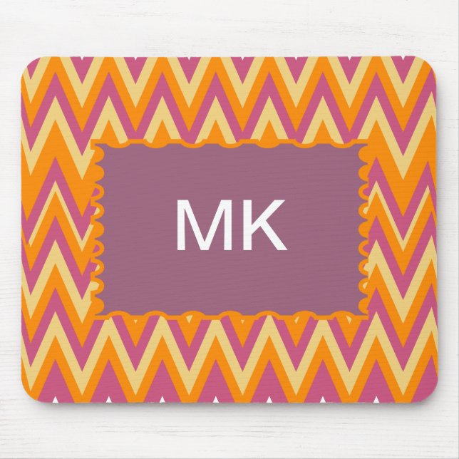 Aztec Tribal ZigZag Mousepad (Vorne)