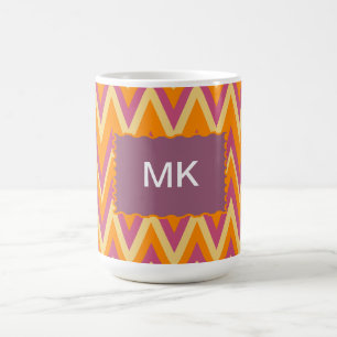 Aztec Tribal ZigZag Tasse