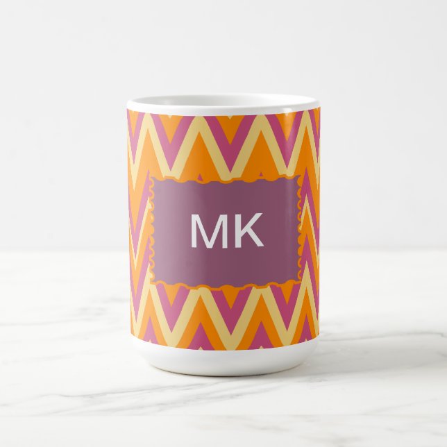 Aztec Tribal ZigZag Tasse (Mittel)