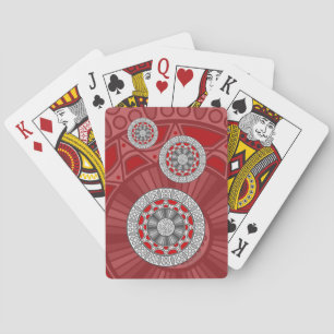Aztec trifft Alien Classic Playing Cards Spielkarten