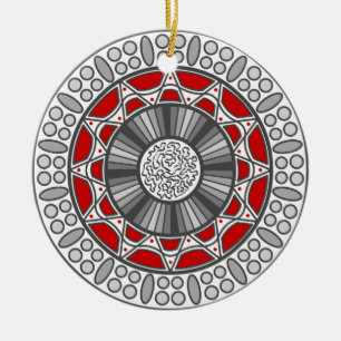 Aztec trifft Alien Ornament