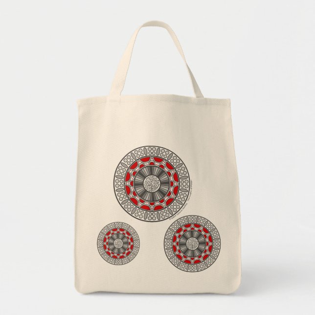 Aztec trifft Alien Tote Bag Tragetasche (Vorne)