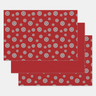 Aztec trifft Alien Wrapping Paper Set Geschenkpapier Set