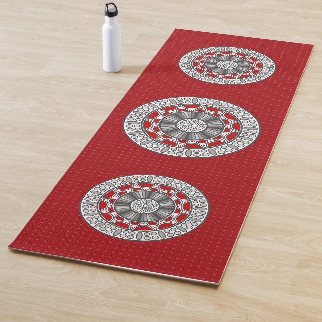 Aztec trifft Alien Yoga Mat Yogamatte (Beispiel)