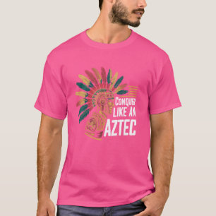 Aztec Warrior Aztec Culture Mayan Indigeno T-Shirt