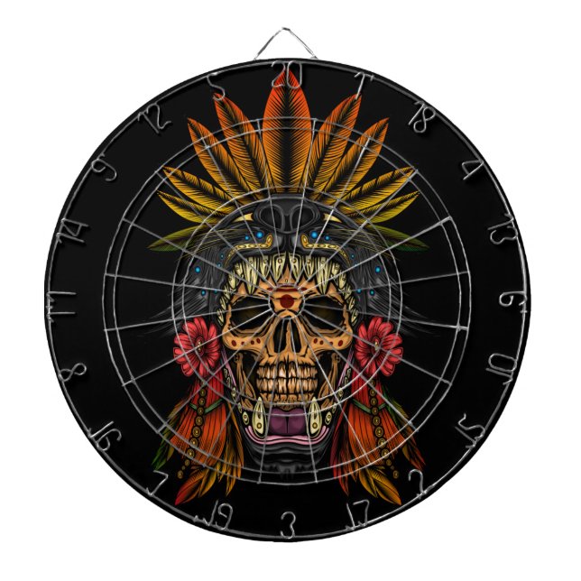 Aztec Warrior Dartscheibe (vorne)