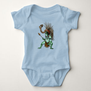 Aztec Warrior Deity Cueyatl Baby Strampler