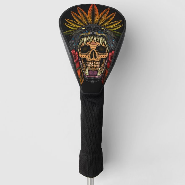 Aztec Warrior Golf Headcover (Vorderseite)