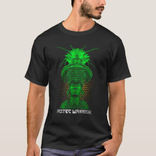 Aztec Warrior King Mexico Native Aztec Art Mayas T-Shirt