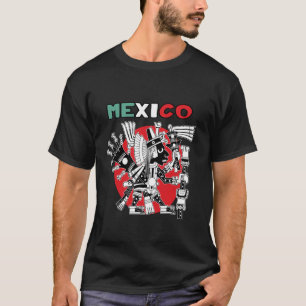 Aztec Warrior Mayan Indigenous Mexican Aztec Jagua T-Shirt