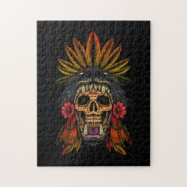 Aztec Warrior Puzzle (Vertikal)