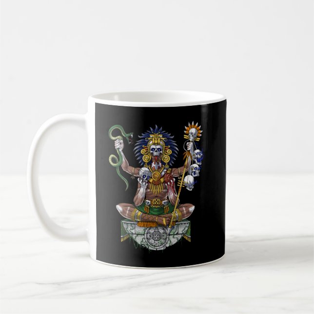 Aztec Warrior Shaman Kaffeetasse (Links)