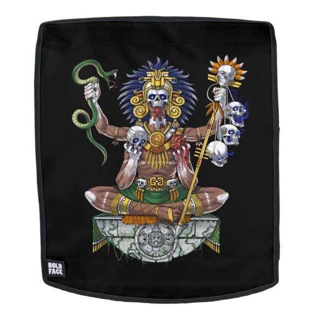 Aztec Warrior Shaman Rucksack (Abnehmbare Front)