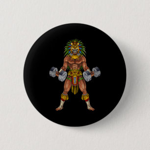 Aztec Warrior Weightlifting Button