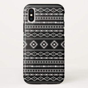 Aztec White Gray Black Mixed Motifs Muster Case-Mate iPhone Hülle