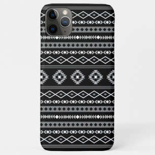 Aztec White Gray Black Mixed Motifs Muster Case-Mate iPhone Hülle