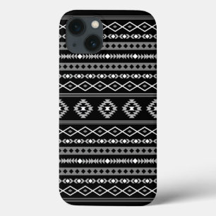 Aztec White Gray Black Mixed Motifs Muster Case-Mate iPhone Hülle