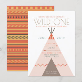 Aztec Wild One | Einladung zum ersten Geburtstag
